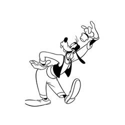 Dibujo para colorear: Goofy (Personajes de Dibujos Animados) #196253 - Dibujos para Colorear e Imprimir Gratis
