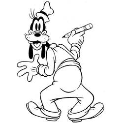 Dibujo para colorear: Goofy (Personajes de Dibujos Animados) #196254 - Dibujos para Colorear e Imprimir Gratis