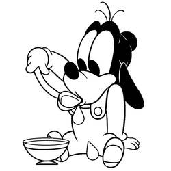 Dibujo para colorear: Goofy (Personajes de Dibujos Animados) #196258 - Dibujos para Colorear e Imprimir Gratis