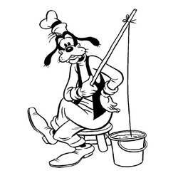 Dibujo para colorear: Goofy (Personajes de Dibujos Animados) #196260 - Dibujos para Colorear e Imprimir Gratis