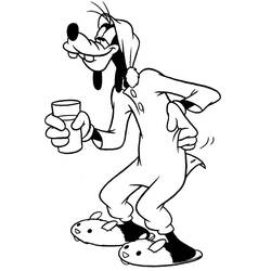 Dibujo para colorear: Goofy (Personajes de Dibujos Animados) #196261 - Dibujos para Colorear e Imprimir Gratis