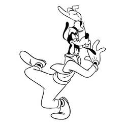 Dibujo para colorear: Goofy (Personajes de Dibujos Animados) #196262 - Dibujos para Colorear e Imprimir Gratis