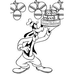 Dibujo para colorear: Goofy (Personajes de Dibujos Animados) #196266 - Dibujos para Colorear e Imprimir Gratis