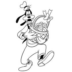 Dibujos para colorear: Goofy - Dibujos para Colorear e Imprimir Gratis
