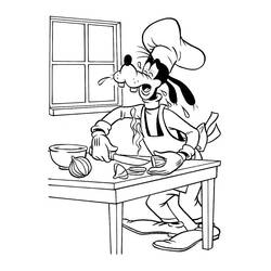Dibujo para colorear: Goofy (Personajes de Dibujos Animados) #196276 - Dibujos para Colorear e Imprimir Gratis