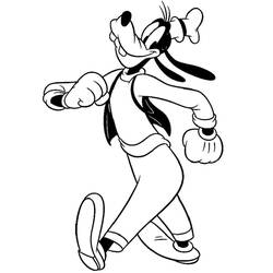 Dibujo para colorear: Goofy (Personajes de Dibujos Animados) #196280 - Dibujos para Colorear e Imprimir Gratis