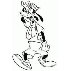 Dibujo para colorear: Goofy (Personajes de Dibujos Animados) #196281 - Dibujos para Colorear e Imprimir Gratis