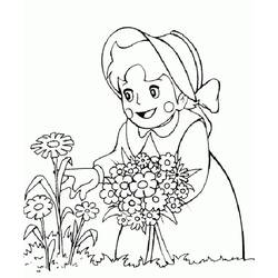 Dibujo para colorear: Heidi (Personajes de Dibujos Animados) #186791 - Dibujos para Colorear e Imprimir Gratis