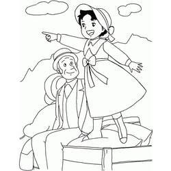 Dibujo para colorear: Heidi (Personajes de Dibujos Animados) #186793 - Dibujos para Colorear e Imprimir Gratis