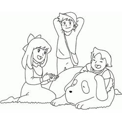 Dibujo para colorear: Heidi (Personajes de Dibujos Animados) #186794 - Dibujos para Colorear e Imprimir Gratis
