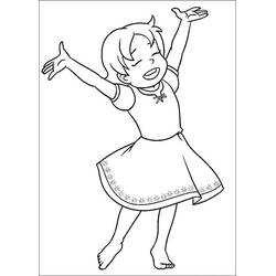 Dibujo para colorear: Heidi (Personajes de Dibujos Animados) #186795 - Dibujos para Colorear e Imprimir Gratis