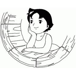 Dibujos para colorear: Heidi - Dibujos para Colorear e Imprimir Gratis