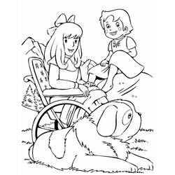 Dibujo para colorear: Heidi (Personajes de Dibujos Animados) #186799 - Dibujos para Colorear e Imprimir Gratis