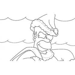 Dibujo para colorear: Homer Simpson (Personajes de Dibujos Animados) #188199 - Dibujos para Colorear e Imprimir Gratis