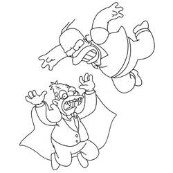 Dibujo para colorear: Homer Simpson (Personajes de Dibujos Animados) #188214 - Dibujos para Colorear e Imprimir Gratis