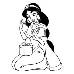 Dibujo para colorear: Jasmine (Personajes de Dibujos Animados) #178613 - Dibujos para Colorear e Imprimir Gratis