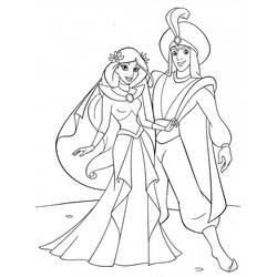 Dibujo para colorear: Jasmine (Personajes de Dibujos Animados) #178627 - Dibujos para Colorear e Imprimir Gratis