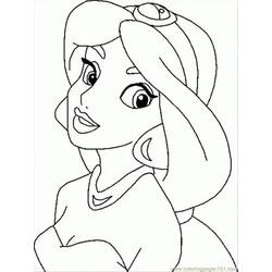 Dibujo para colorear: Jasmine (Personajes de Dibujos Animados) #178632 - Dibujos para Colorear e Imprimir Gratis