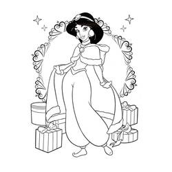 Dibujo para colorear: Jasmine (Personajes de Dibujos Animados) #178636 - Dibujos para Colorear e Imprimir Gratis
