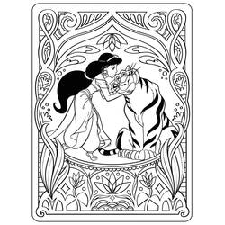 Dibujo para colorear: Jasmine (Personajes de Dibujos Animados) #178641 - Dibujos para Colorear e Imprimir Gratis