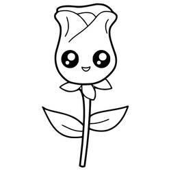 Dibujo para colorear: Kawaii (Personajes de Dibujos Animados) #178096 - Dibujos para Colorear e Imprimir Gratis