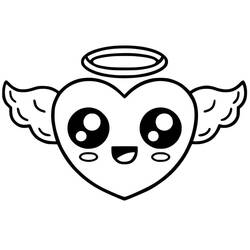 Dibujo para colorear: Kawaii (Personajes de Dibujos Animados) #178099 - Dibujos para Colorear e Imprimir Gratis