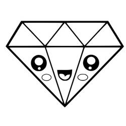 Dibujo para colorear: Kawaii (Personajes de Dibujos Animados) #178104 - Dibujos para Colorear e Imprimir Gratis