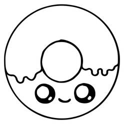 Dibujo para colorear: Kawaii (Personajes de Dibujos Animados) #178107 - Dibujos para Colorear e Imprimir Gratis
