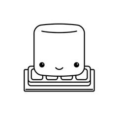 Dibujo para colorear: Kawaii (Personajes de Dibujos Animados) #178111 - Dibujos para Colorear e Imprimir Gratis