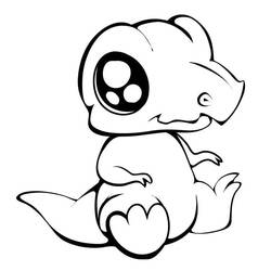 Dibujo para colorear: Kawaii (Personajes de Dibujos Animados) #178113 - Dibujos para Colorear e Imprimir Gratis