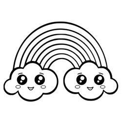 Dibujo para colorear: Kawaii (Personajes de Dibujos Animados) #178114 - Dibujos para Colorear e Imprimir Gratis