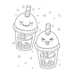 Dibujo para colorear: Kawaii (Personajes de Dibujos Animados) #178125 - Dibujos para Colorear e Imprimir Gratis