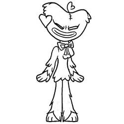 Dibujo para colorear: Kissy Missy (Personajes de Dibujos Animados) #207682 - Dibujos para Colorear e Imprimir Gratis