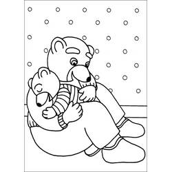 Dibujo para colorear: Little Brown Bear (Personajes de Dibujos Animados) #195012 - Dibujos para Colorear e Imprimir Gratis