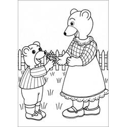 Dibujo para colorear: Little Brown Bear (Personajes de Dibujos Animados) #195018 - Dibujos para Colorear e Imprimir Gratis