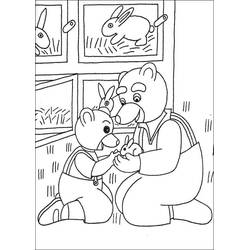 Dibujo para colorear: Little Brown Bear (Personajes de Dibujos Animados) #195019 - Dibujos para Colorear e Imprimir Gratis