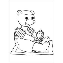 Dibujo para colorear: Little Brown Bear (Personajes de Dibujos Animados) #195031 - Dibujos para Colorear e Imprimir Gratis