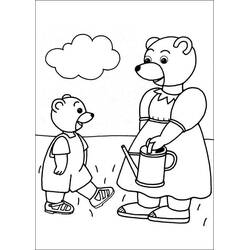 Dibujo para colorear: Little Brown Bear (Personajes de Dibujos Animados) #195033 - Dibujos para Colorear e Imprimir Gratis