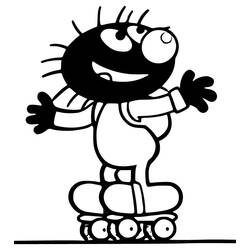 Dibujo para colorear: Little Hairy (Personajes de Dibujos Animados) #212313 - Dibujos para Colorear e Imprimir Gratis