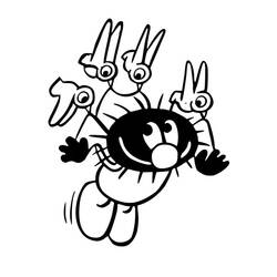 Dibujo para colorear: Little Hairy (Personajes de Dibujos Animados) #212314 - Dibujos para Colorear e Imprimir Gratis