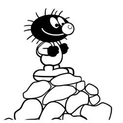 Dibujo para colorear: Little Hairy (Personajes de Dibujos Animados) #212319 - Dibujos para Colorear e Imprimir Gratis