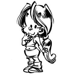 Dibujo para colorear: Little Spirou (Personajes de Dibujos Animados) #182471 - Dibujos para Colorear e Imprimir Gratis