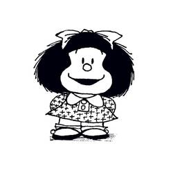 Dibujo para colorear: Mafalda (Personajes de Dibujos Animados) #213289 - Dibujos para Colorear e Imprimir Gratis