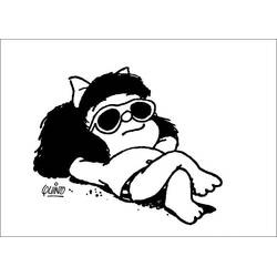 Dibujo para colorear: Mafalda (Personajes de Dibujos Animados) #213291 - Dibujos para Colorear e Imprimir Gratis