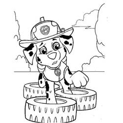Dibujo para colorear: Marcus PAW Patrol (Personajes de Dibujos Animados) #181673 - Dibujos para Colorear e Imprimir Gratis