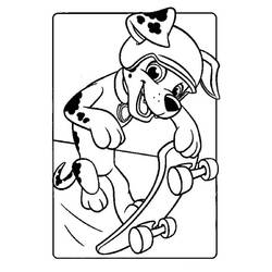 Dibujo para colorear: Marcus PAW Patrol (Personajes de Dibujos Animados) #181674 - Dibujos para Colorear e Imprimir Gratis