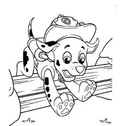 Dibujo para colorear: Marcus PAW Patrol (Personajes de Dibujos Animados) #181675 - Dibujos para Colorear e Imprimir Gratis
