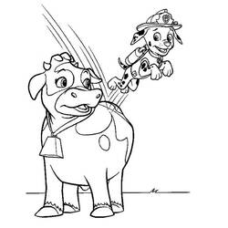 Dibujo para colorear: Marcus PAW Patrol (Personajes de Dibujos Animados) #181680 - Dibujos para Colorear e Imprimir Gratis