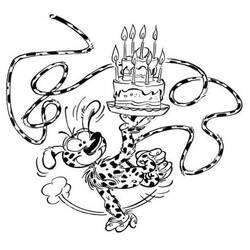 Dibujo para colorear: Marsupilami (Personajes de Dibujos Animados) #182726 - Dibujos para Colorear e Imprimir Gratis