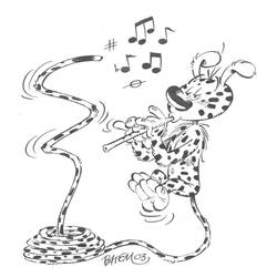Dibujo para colorear: Marsupilami (Personajes de Dibujos Animados) #50093 - Dibujos para Colorear e Imprimir Gratis